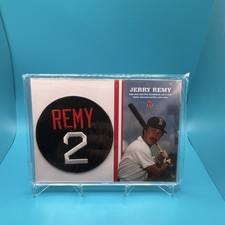 Jerry Remy #2 Boston Red Sox MLB Commemorative Patch Black Red White Souvenir