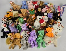  LOT OF 38 TY BEANIE BABIES, BUDDIES, CLASSIC PLUSH COLLECTION OF BEANIES
