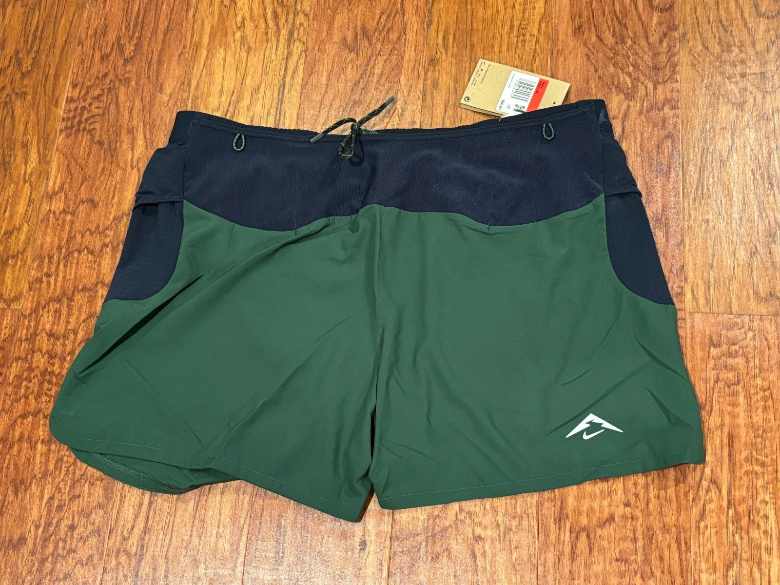 $80 NEW Nike Trail Dri-FIT ADV 2nd Sunrise 5" Running Shorts HJ3572-323 LARGE