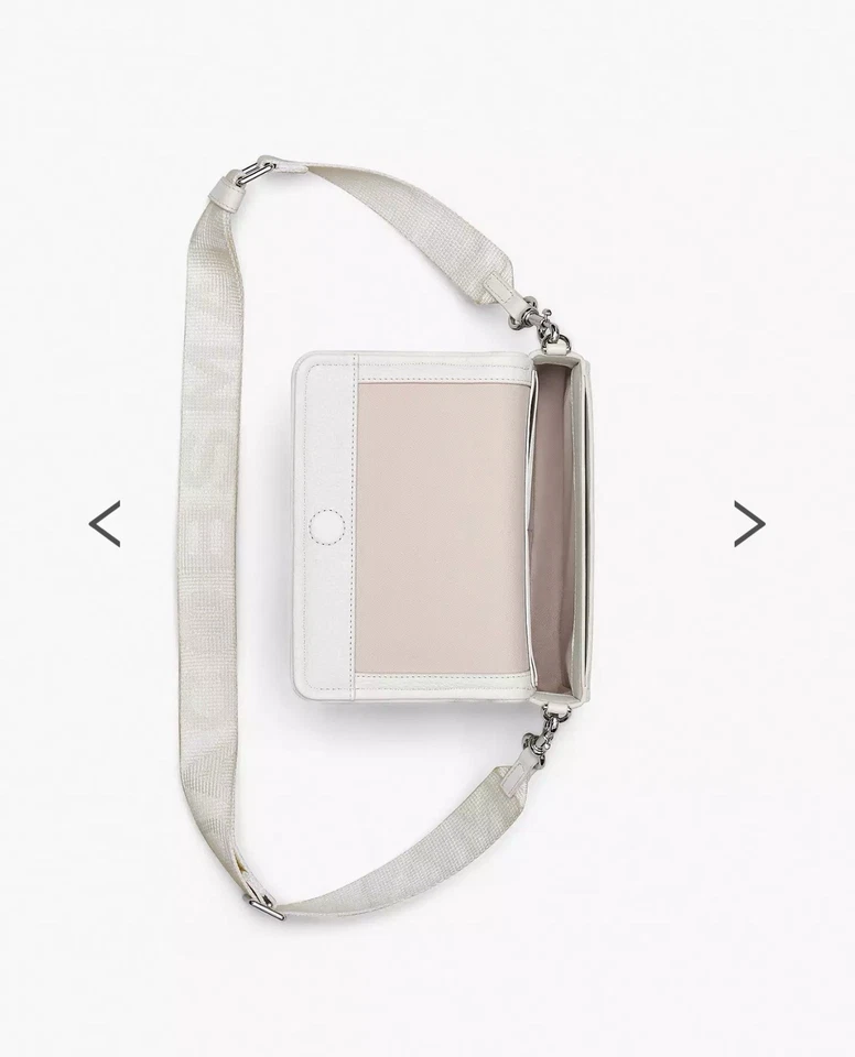 Mini Bolso de Cuero Marc Jacobs Guijarro Mujeres Algodón Bolso de Hombro o Bandolera Foto 3 de 4