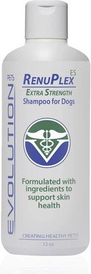 RenuPlex Extra Strength Dog Shampoo - Supports Skin Problems. Unconditional Guar