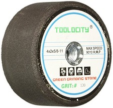4" Green Grinding Stone 120 Grit W/ 5/8-11 Thread