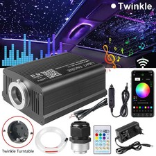 300 Auto Lichtfaser RGBW LED Sternenhimmel Twinkle Glasfaser Optik Lichteffekte