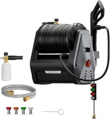 Giraffe Tools Max 2900PSI Electric Pressure Washer Power Washer Retractable Hose