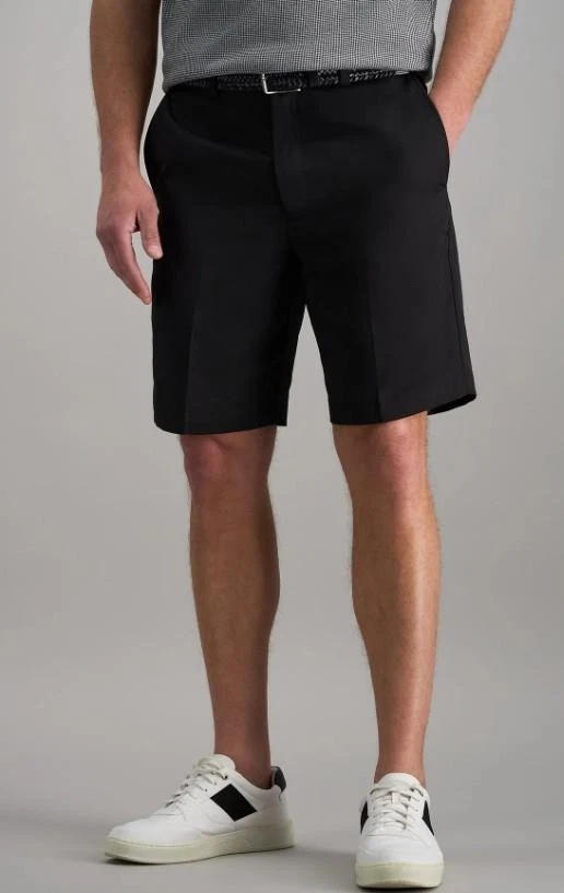 HAGGAR Mens Sz 40 Black Comfort Waist COOL 18 PERFORMANCE Shorts Pockets NEW NWT