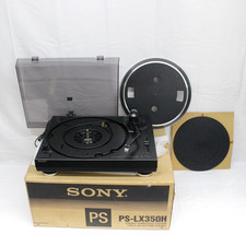 Sony Turntable PS-LX350H Black Belt Drive Stereo System New Open Box