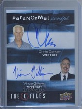 2023 The X-Files Monsters of Week Edition Chris Carter Vince Gilligan Auto 1s8q