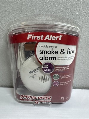 First Alert SA302CN Double Sensor Smoke & Fire Alarm Photoelectric IonizationNEW