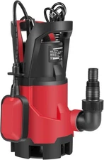 3700GPH Sump Pump 1HP Submersible Electric Water Pump Automatic Float Switch