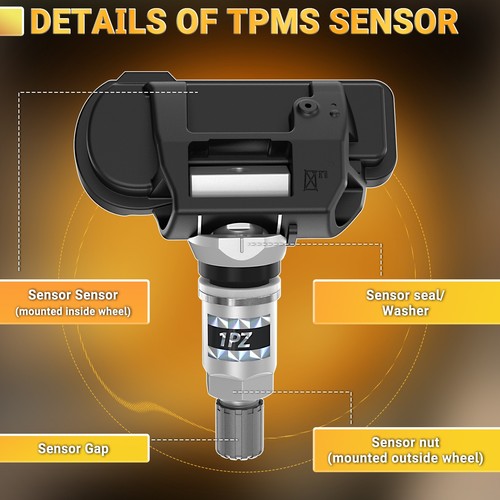 4 A0009057200 TPMS Tire Pressure Monitoring Sensors For Benz 2.0 3.0 4.0L 433MHz - Picture 6 of 7