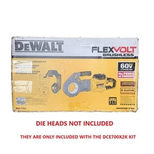 DEWALT DCE700X2 FLEXVOLT 60V MAX 60-Volt Lithium-Ion Cordless Pipe Threader Kit
