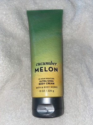 BATH & BODY WORKS CUCUMBER MELON ULTRA SHEA ALOE BODY CREAM LOTION  8 OZ NEW