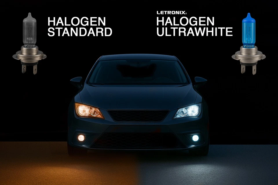 LETRONIX Halogen Sockel Leuchtmittel 8500K Xenon Gas Ultra White E-Prüfzeichen - Bild 2 von 4