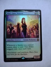 Mary Jane Watson 134 R Prerelease Cards Magic: The Gathering Foil Near Mint