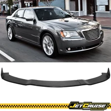 Fits 11-14 Chrysler 300 Front Bumper Lip Splitter PU 3PCS Unpainted