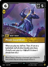 Riftbound Peak Guardian (223/353) Origins NM FOIL