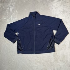 Figs Jacket Womens Large Blue Full Zip Sydney Scrub Bomber Nurse Outdoors