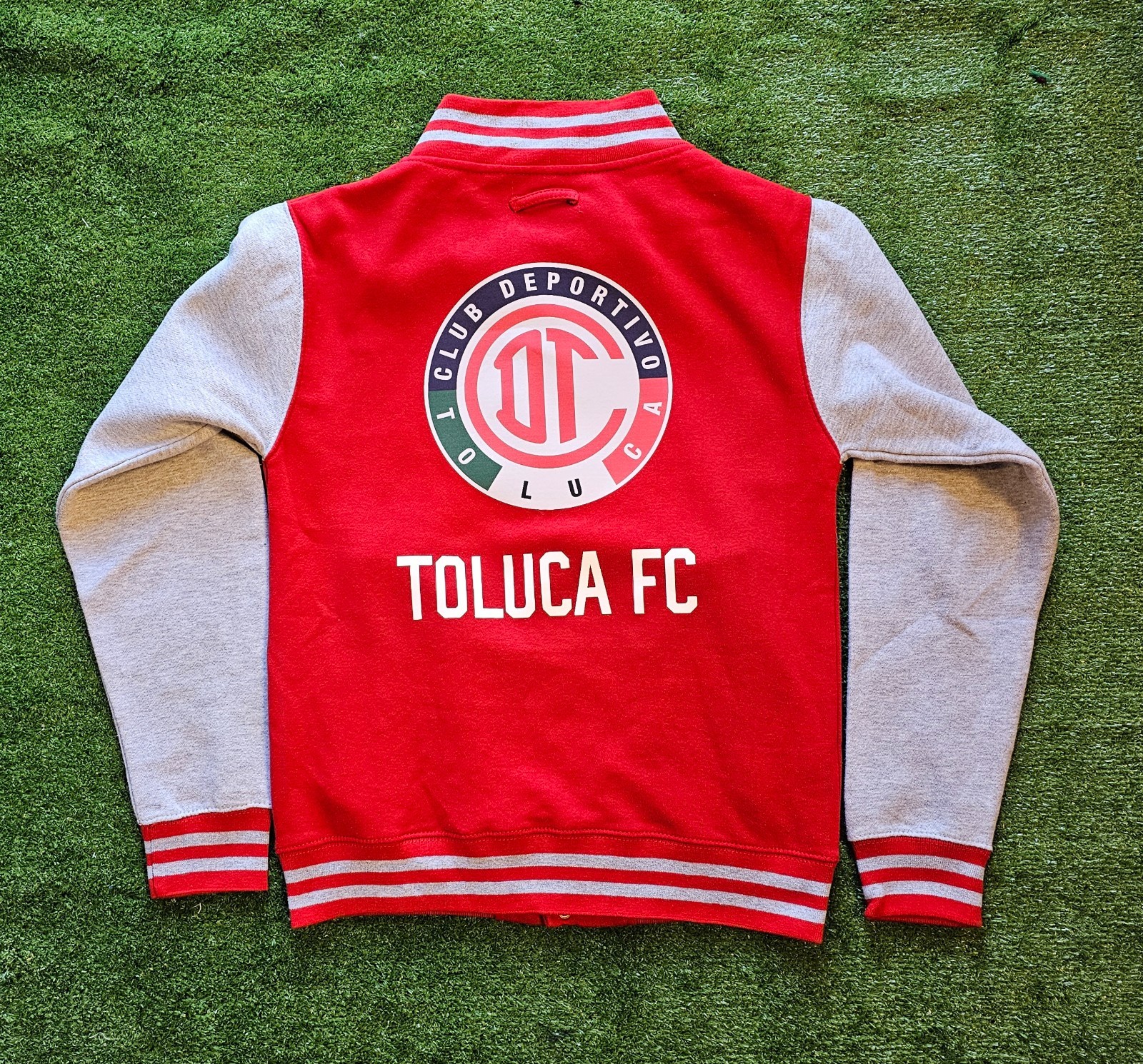 Toluca FC  Soccer Style varsity Jacket,