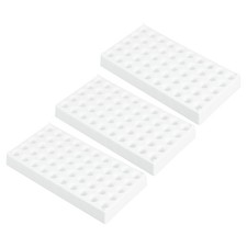 Vial Rack for 2ml Autosampler Vials, 3 Pack Vial Tray Holder 50-Well, White