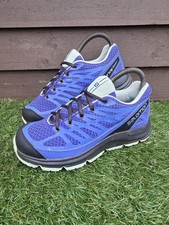 Salomon Synapse Sneaker Damen UK 3,5 EU 36 Blau Atmungsaktiv Mesh Running Gym
