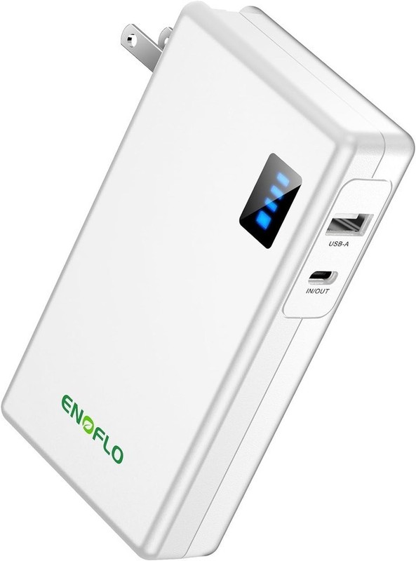 10000mAh 18W Portable Power Bank AC USB/USB-C Battery Power Fast Charger
