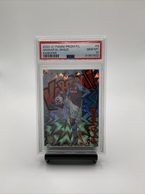 2020-21 Panini PRIZM P/L Anwar El Ghazi Kaboom PSA 10