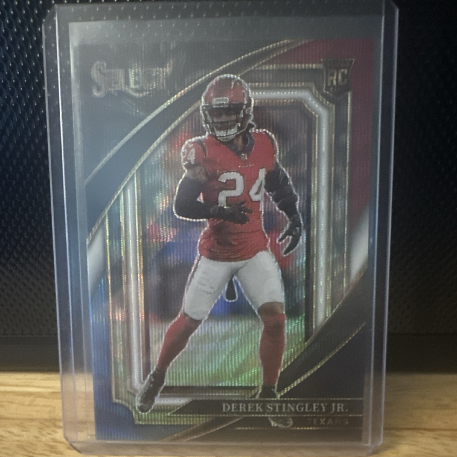 2022 Panini Select Suite Level Derek Stingley Jr. RC Tri-Color Prizm #346 /149