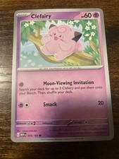 Clefairy 35/165 151 Common Pokemon TCG Card Single Near Mint Art ryoma uratsuka
