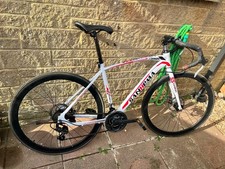 Sanhema Vanspo white and red sports road bike