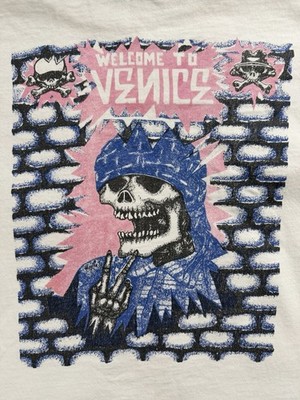 Vintage Early 1990s Suicidal Tendencies  Welcome to Venice  Tee White Large