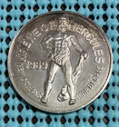 1971 Krewe of HERCULES / Quests & Conquests .999 FINE SILVER Mardi Gras Doubloon