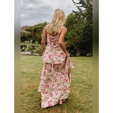 Show Me Your MuMu lady corset dress in print Garden Romantic SM new