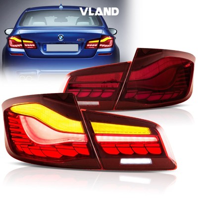 VLAND OLED GTS Rückleuchten für 2011-2017 BMW 5er 525Li 523Li 535i F10 F18