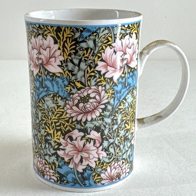 Vintage Dunoon Fine Bone China Becher William Morris Chrysantheme Made In England