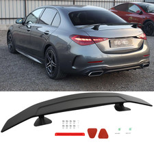 45" Schwarz matt GT-Stil Heckflügel Heckspoiler Für MERCEDES-BENZ C-KLASSE W206