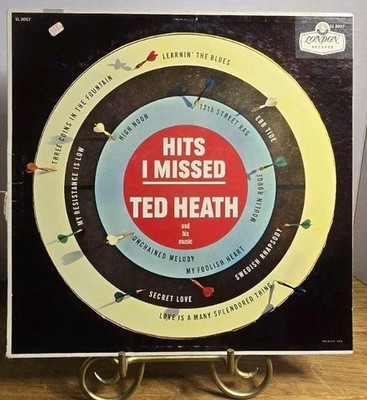 Ted Heath & His Music - Hits I Missed Vinyl LP London Records LL 3057 Jazz