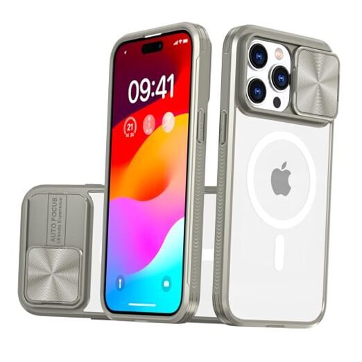Compatible with MagSafe iPhone 16 Pro iPhone 16 Pro (6.3inch) Natural Titanium