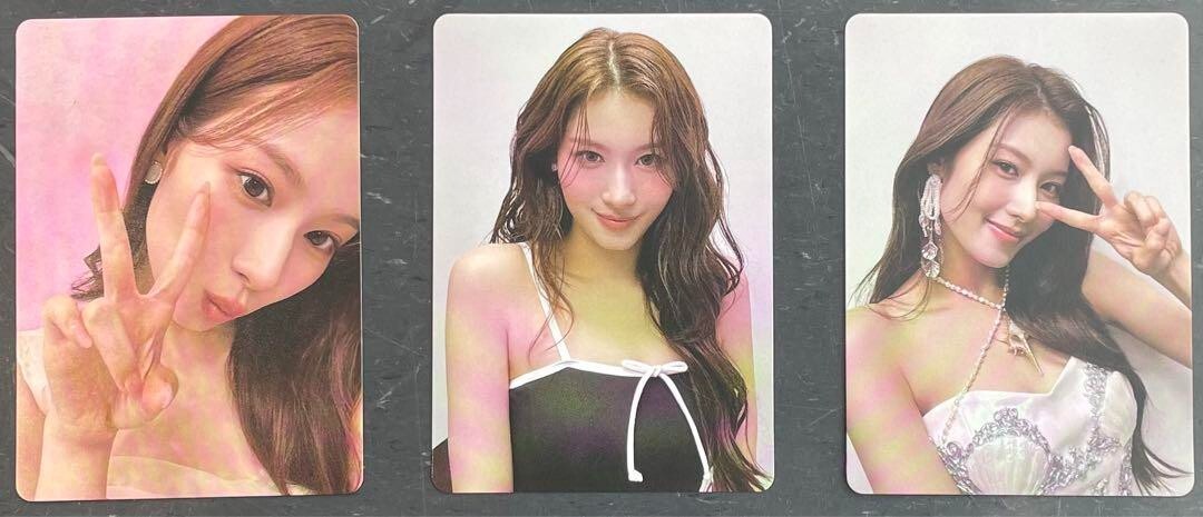 TWICE DIVE タワレコ限定 ラキドロ トレカ サナ3種コンプ TWICE DIVE Sana Photo Card PC Lucky Draw 3 Types Set Tower