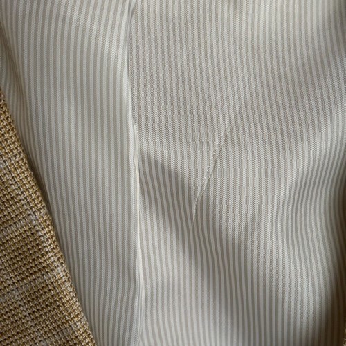 NEW Jos. A. Bank Linen & Cotton Sport Coat 44R Beige & Blue Check Two Button - Picture 14 of 15