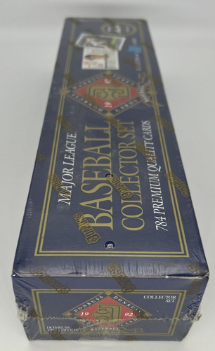 Donruss Baseball Factory 1992 scatola sigillata + 44 esordienti classificati + 4 carte anteprima foglia