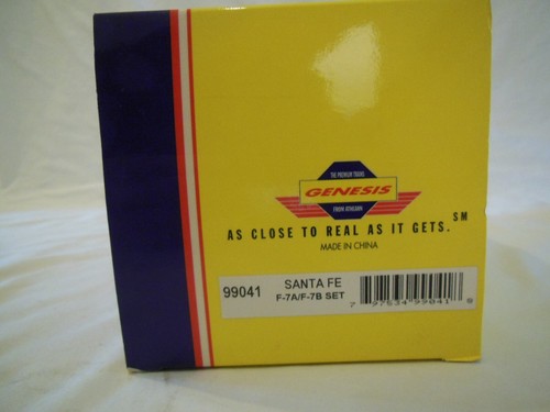 99041 Athearn Genesis Santa Fe F-7A 7B Chrome Side Set HO Scale - Picture 11 of 11