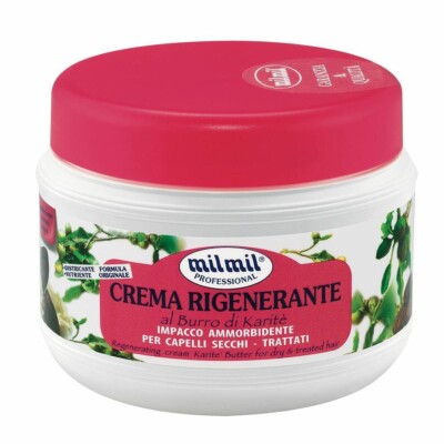 milmil Crema Rigenerante Burro di Karité 500 ml Haarmaske