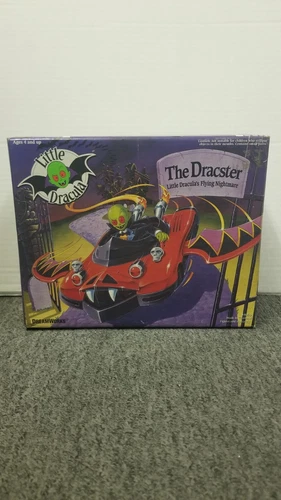 Rare ! Little Dracula DRACSTER DreamWorks MIB Never Removed From Box ! - Fire !