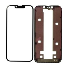 2in1 Screen Glass OCA with Frame for Apple iPhone 14 OCA Master Repair Fix