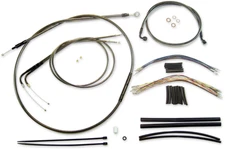 1997-2001 for Harley Super Glide FXD MAGNUM Control Cable Kit Black Pearl 487382