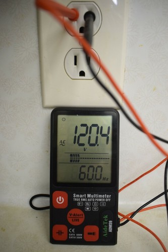 AideTek ADMS9 3.5” LCD 3-Line 9999 Counts TRMS Digital Multimeter 2 free battery - Picture 2 of 9