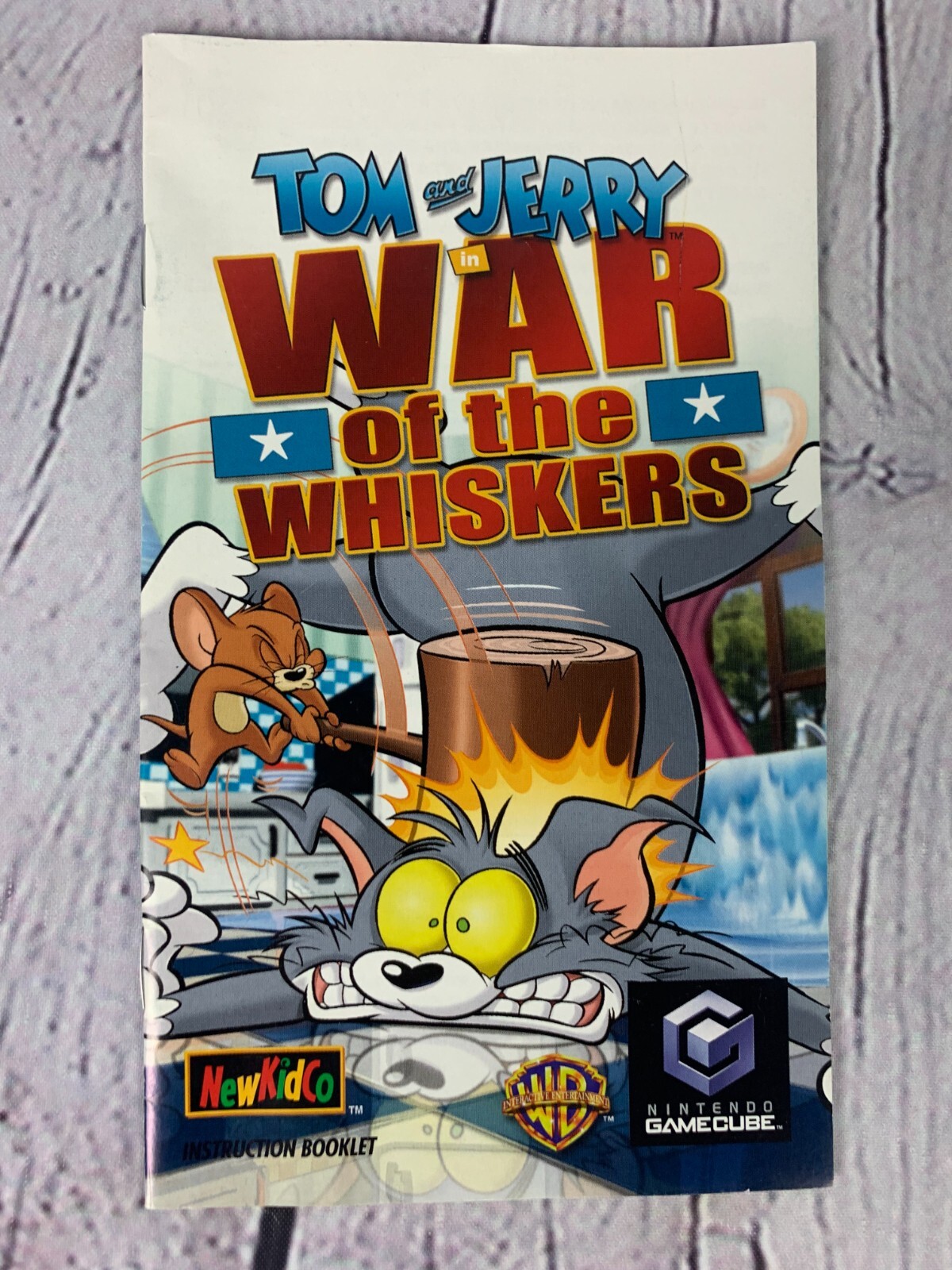 Tom and Jerry War of the Whiskers - INSTRUCTIONS ONLY - Nintendo Game Cube