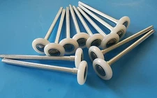New Garage Door Rollers - LONG 7" STEM Premium Nylon for windload doors ~12 QTY