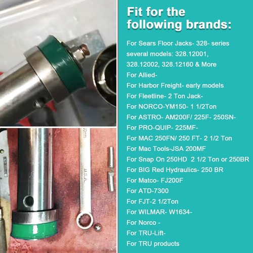 Hydraulic Jack Piston U-Cup Seal for 2 Ton Floor Jack 328 Series 328.12001 etc - 第 5/11 張圖片