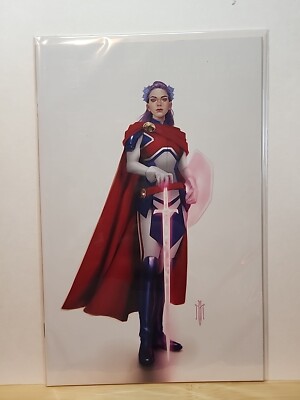 BETSY BRADDOCK: CAPTAIN BRITAIN #1 - MIGUEL MERCADO Virgin Variant
